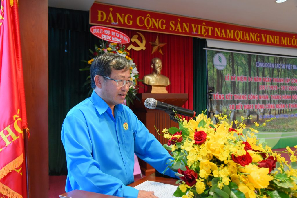 Ông Huỳnh Kim Nhựt tái đắc cử Chủ tịch Công đoàn Cao su Việt Nam